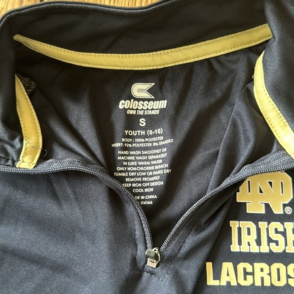 Notre Dame Fighting Irish Colosseum Quarter-Zip Small - Picture 4 of 5